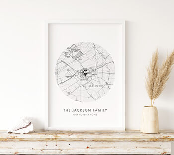 Personalised 'Our Special Place' Handmade Map Print, 10 of 11