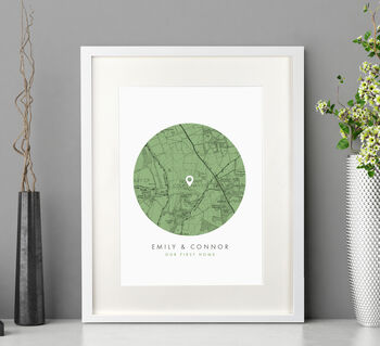 Your Home Personalised Map Print, 10 of 12