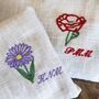 Personalised Birthday Flower Heat Up Hot Wheat Bag Gift, thumbnail 5 of 7