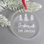 Christmas With The…' Personalised Christmas Bauble, thumbnail 1 of 2
