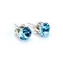 Birthstone Silver Stud Earrings, thumbnail 2 of 9