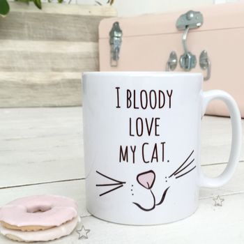 I Bloody Love My Cat Cat Lady Mug, 2 of 3