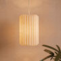 Origami Paper Tube Lampshade, thumbnail 1 of 7