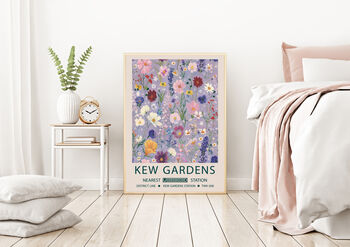 Kew Gardens Lilac Flower Art Print, 4 of 4