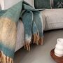 Zapotec Soft Green Recycled Throw, thumbnail 6 of 6