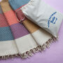 Personalised Soft Cotton Throw, Gift For Her, thumbnail 6 of 11