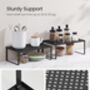 Spice Rack Set Stackable Cupboard Shelves, thumbnail 5 of 7