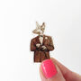 Dog Acrylic Brooch, thumbnail 1 of 4