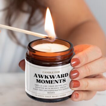 Funny Birthday Gift Funny Candle Awkward Moments, 4 of 6