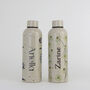 Personalised Water Bottle Reusable Stainless Steel, thumbnail 2 of 4