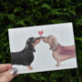 Sausage Dog Card, thumbnail 1 of 2