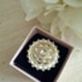 White Pearl Meenakari Gold Ring, thumbnail 4 of 5