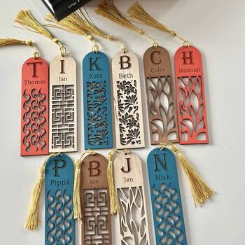 Personalised Wooden Bookmark, 3 of 6