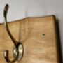 Coat Hooks Mounted On Handcrafted Spalted Beech Wood, thumbnail 7 of 9