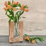 Personalised Tanoak 'Celebration' Wooden Vase, thumbnail 3 of 5
