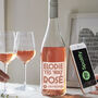 Personalised Rosé Wine With Spotify Playlist, thumbnail 1 of 6