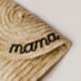 Mama Woven Straw Envelope Clutch, thumbnail 1 of 6