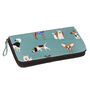 Women And Children's Dog Illustration Oilcloth Wallet, thumbnail 2 of 3