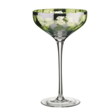 Tropical Leaf Champagne Coupe, 3 of 4
