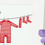 New Baby Twins Personalised Print, thumbnail 3 of 4