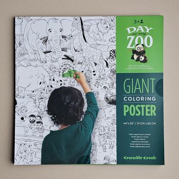 Giant Colouring Poster Day At The Zoo, 2 of 3