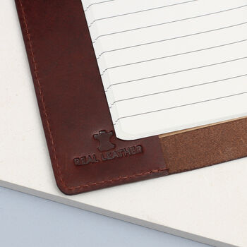 Personalised Antiqued Leather Journal, 4 of 6