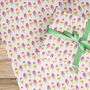 Ice Cream Gift Wrapping Paper Roll Or Folded, thumbnail 2 of 3