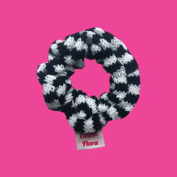Check Knitted Scrunchie, 3 of 8