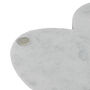 White Marble Heart Serving Board, thumbnail 6 of 6