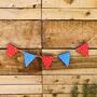 Wooden Bunting Multi Coloured Various Lengths, thumbnail 1 of 3