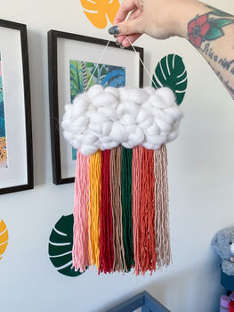 Personalised Colourful Cloud Wall Hanging, 9 of 10