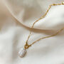 Pearl Lustre Anchor Necklace, thumbnail 1 of 6