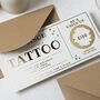 Personalised Scratch To Reveal Tattoo Gift Voucher, thumbnail 5 of 9
