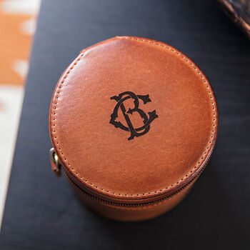 Monogram Leather Travel Case Set, More Styles, 7 of 12