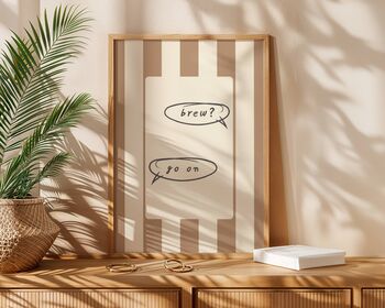 Brew? Northern Themed Art Print, 3 of 6