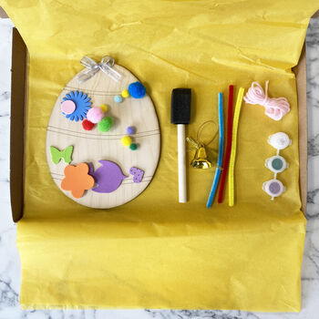 Peronalised Childrens Letterbox Easter Craft Kit, 2 of 11