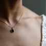 Gold Vermeil Plated Black Onyx Pendant Necklace, thumbnail 4 of 7