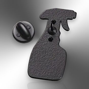 Misogynist Repellent Detergent Shaped Spray, Feminist Enamel Lapel Pin, 7 of 9