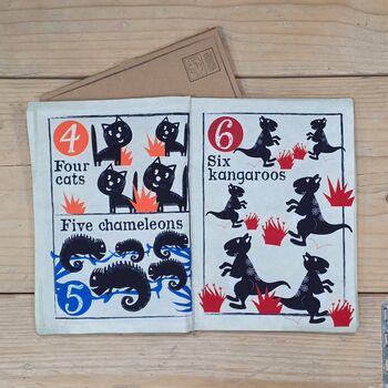 Crinkly Cloth Baby Newspaper Book Counting Creatures, 2 of 3