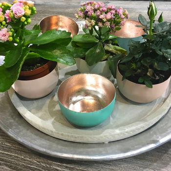 Pastel And Rose Gold Votive Holders, 4 of 5