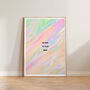 Be Kind To Your Mind Inspirational Quote Pastel Print, thumbnail 1 of 3