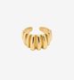 Kin Draped Gold Ring, thumbnail 1 of 5