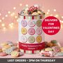 Personalised Love Hearts Retro Sweets Tin Valentine's Gift, thumbnail 1 of 5