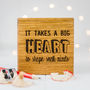 Personalised 'It Takes A Big Heart' Teachers Coaster, thumbnail 1 of 4