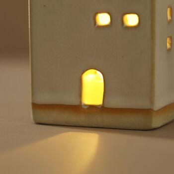 Ceramic House LED Decoration, 3 of 8