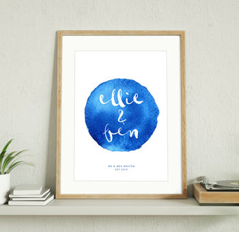 Personalised Watercolour Quote Print, 3 of 12