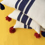 Personalised Cotton Throw Blanket, Cushion Cover, thumbnail 3 of 6