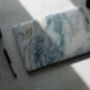 Blue And Gold Marble Mac Book Case, thumbnail 6 of 8