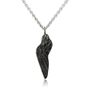 925 Oxidised Silver Wing Necklace, thumbnail 1 of 3