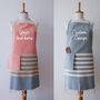 Personalised Apron, Hand Towel, Cotton Anniversary Gift, thumbnail 8 of 11